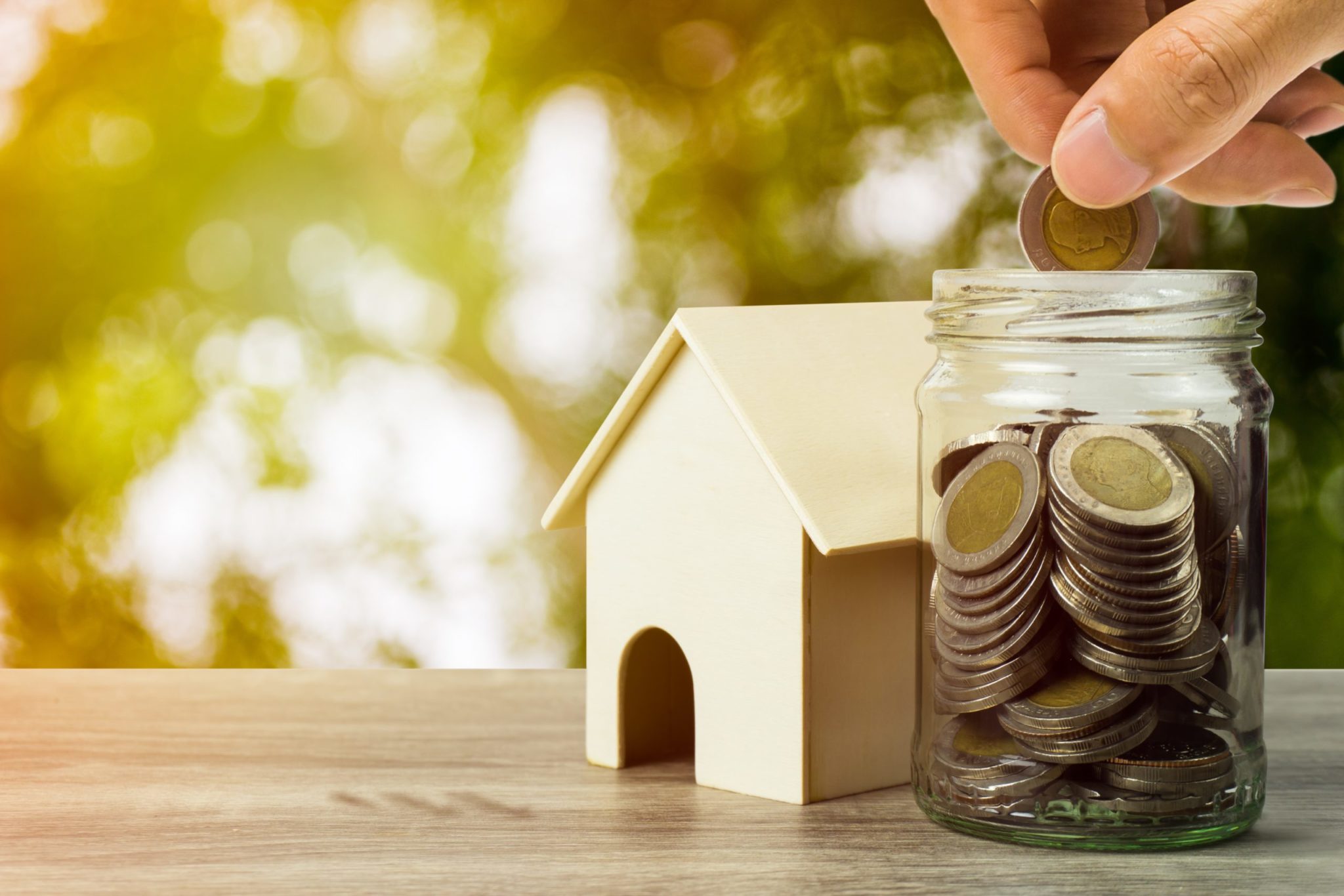 Property investment or saving money for buy home.