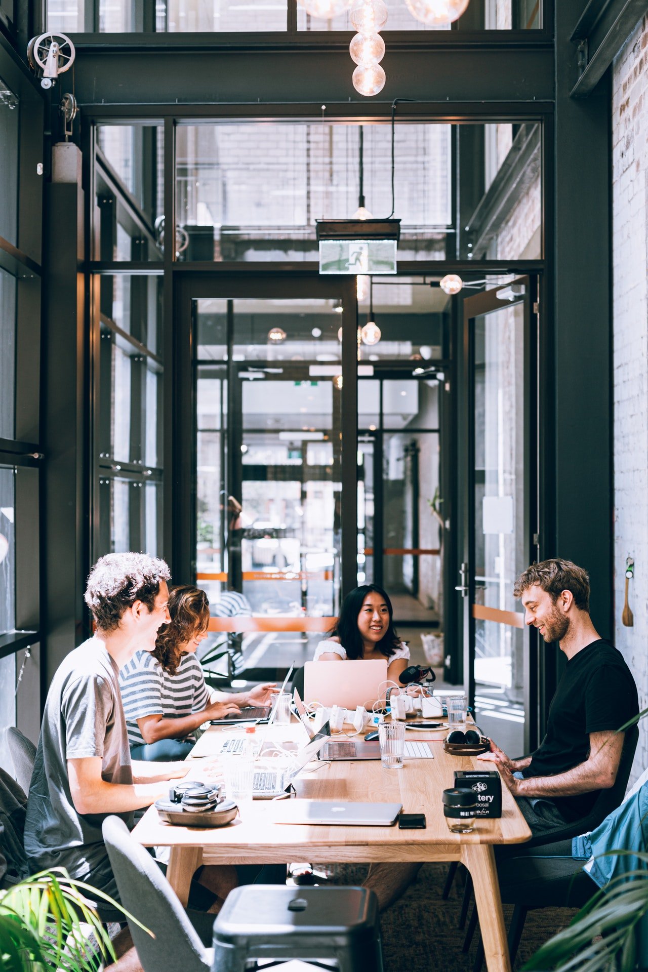 people sitting at a table