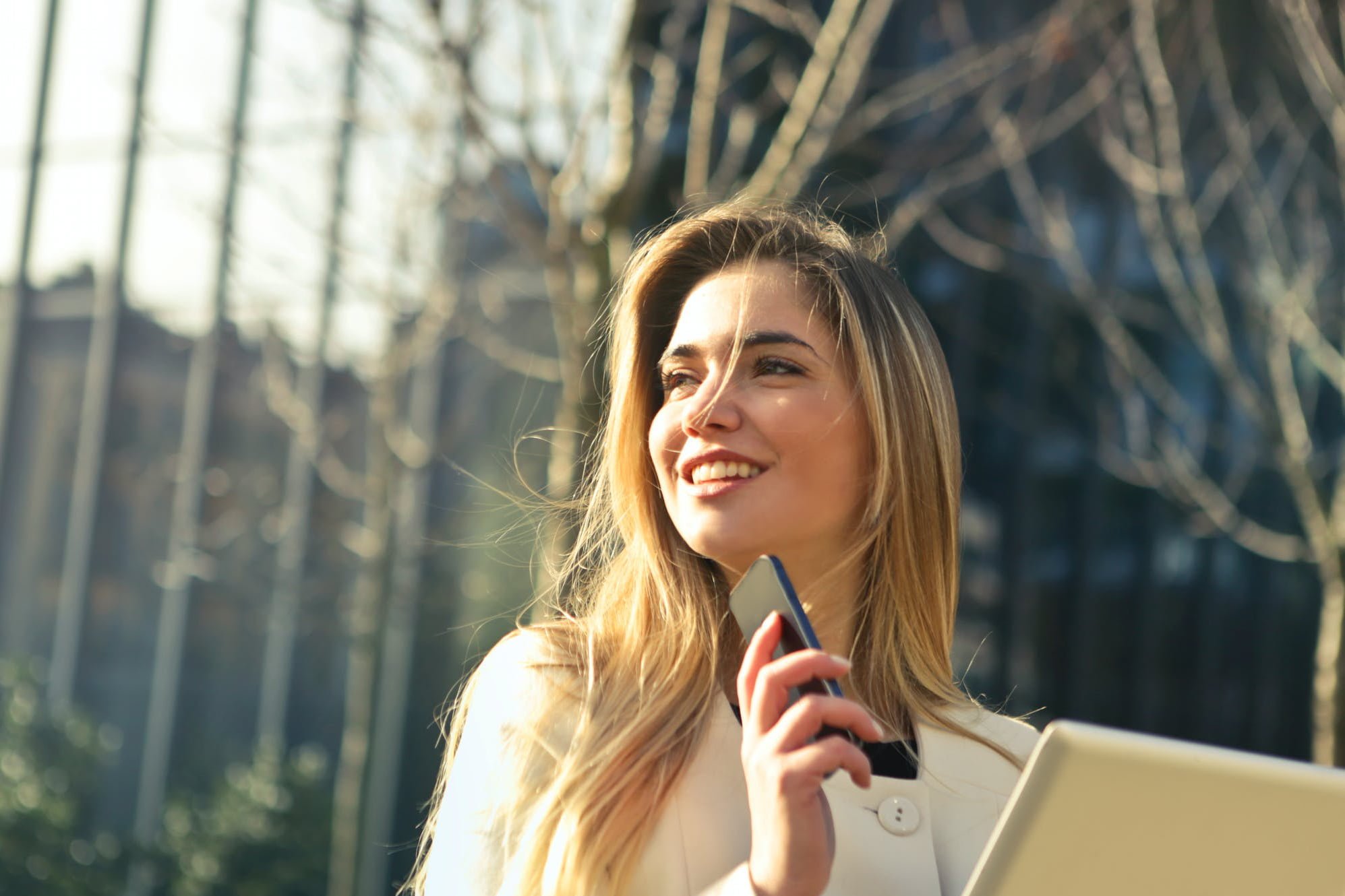 a woman holding a microphone