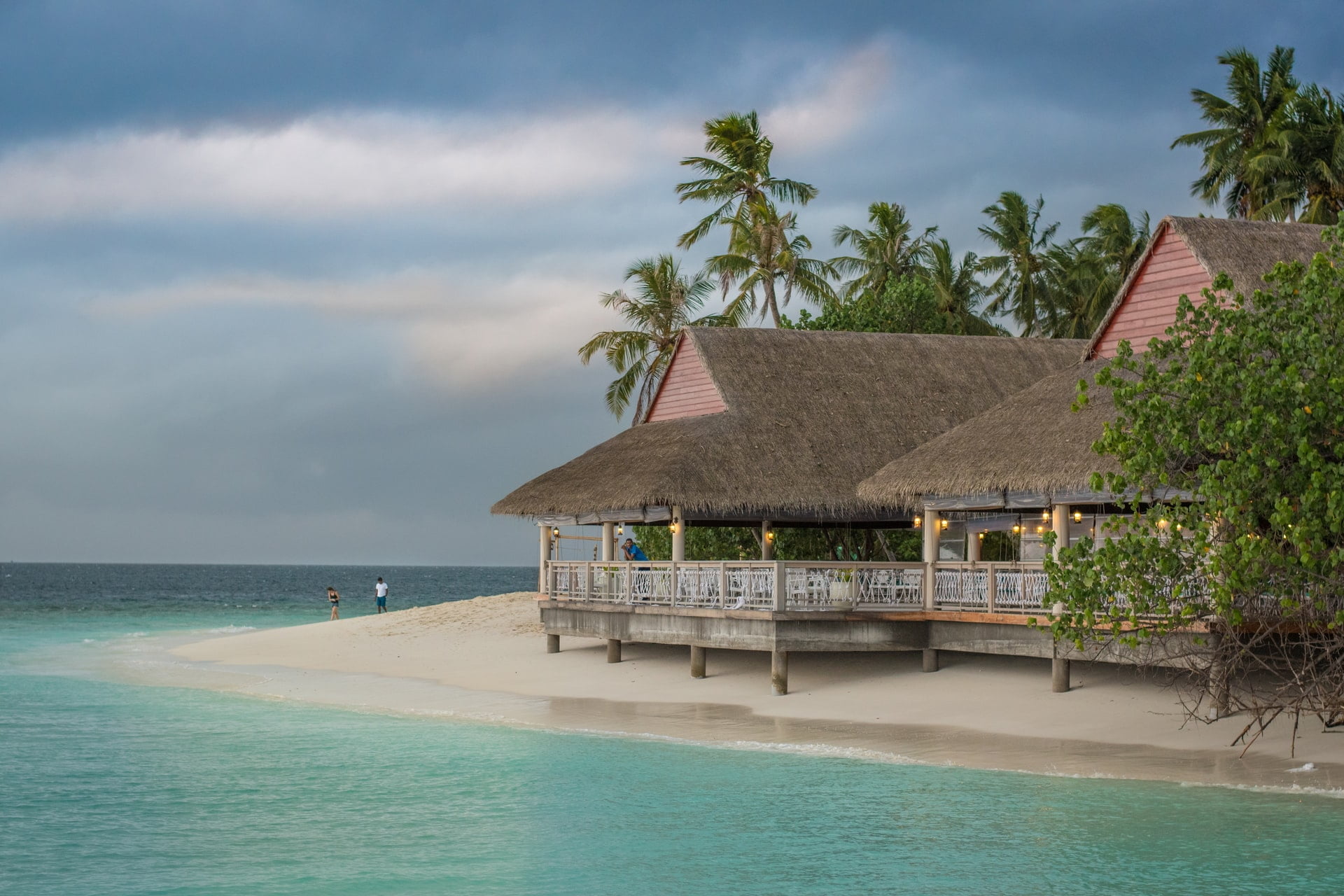 a house on a beach