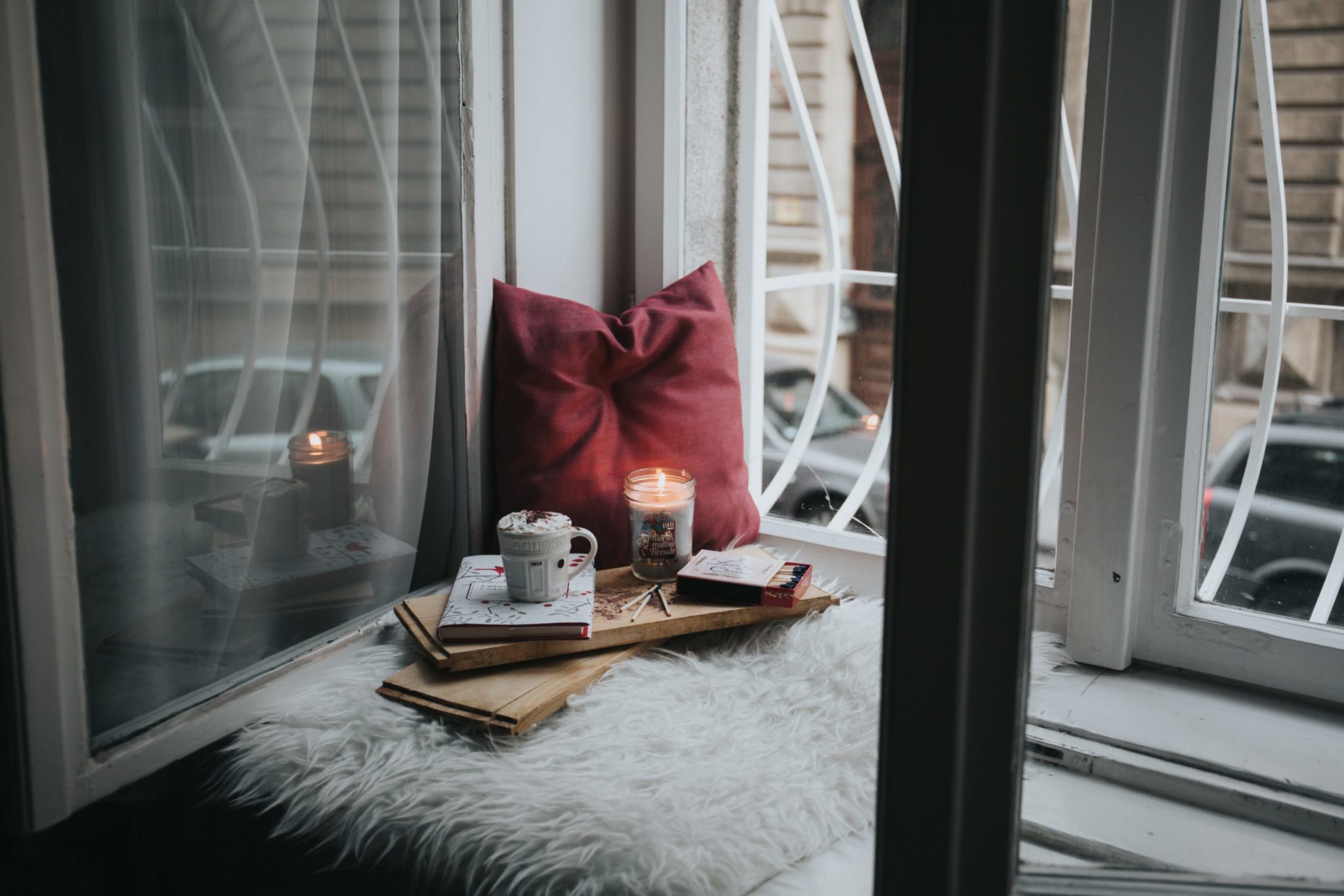 a table with a book and a book on it
