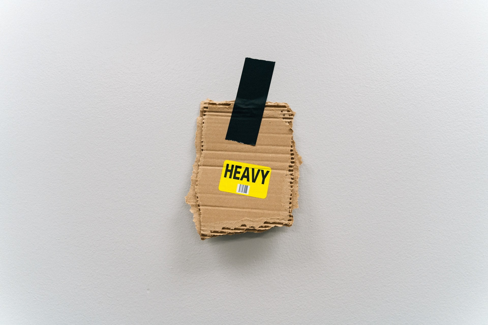 a small box with a small logo