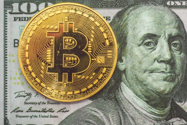 a close-up of a dollar bill