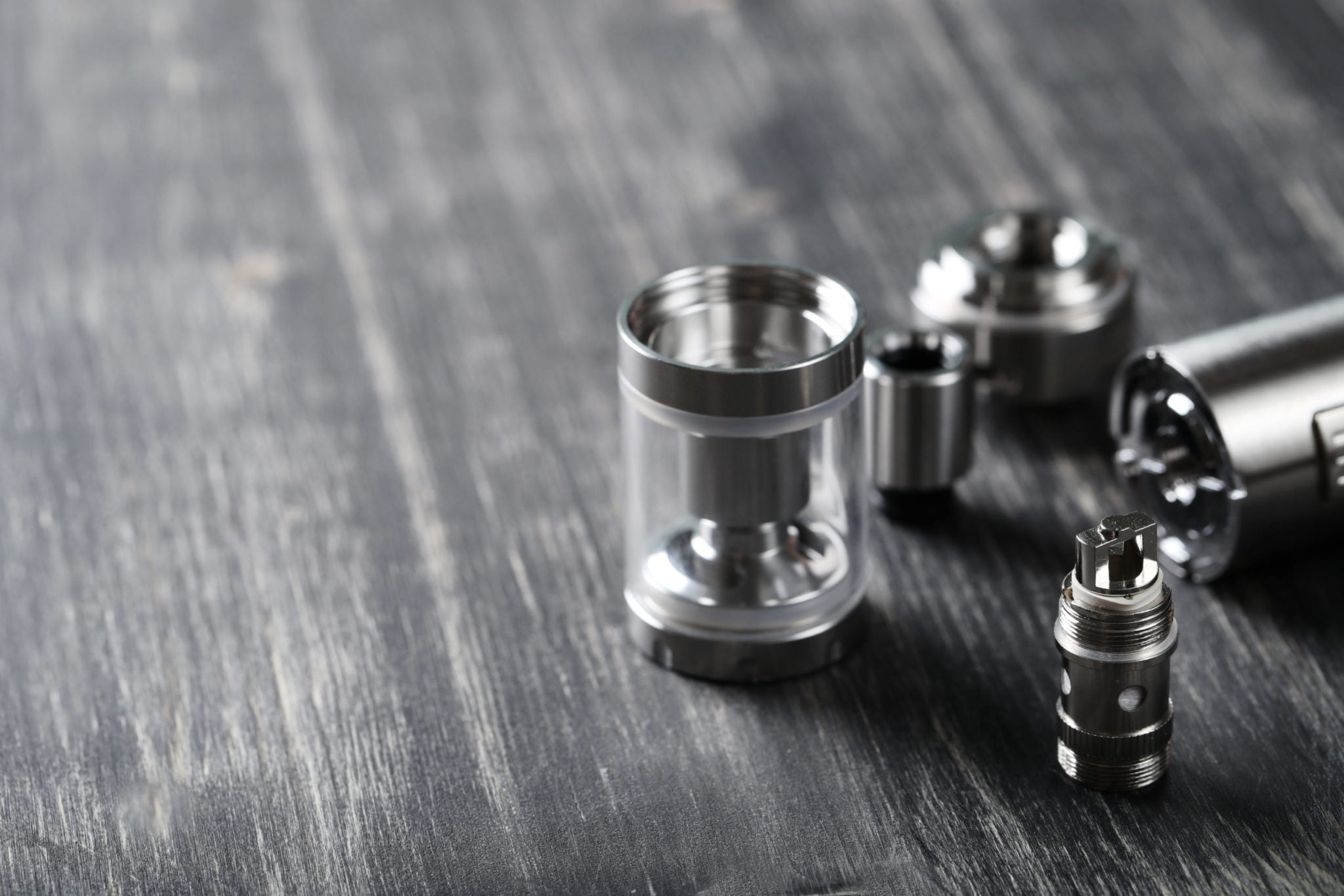 a group of metal objects